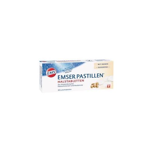 Emser Pastillen Halstabletten mit Ingwer zuckerfrei