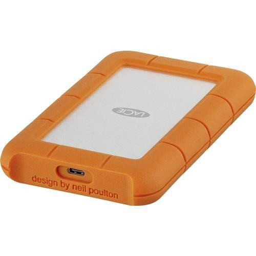 LaCie Rugged 4 TB Externe Festplatte 6.35 cm (2.5 Zoll) USB-C® Silber, Orange STFR4000800