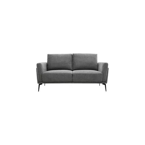 Design-Sofa mit grauem Stoff im Samtdesign 2-Sitzer MOSCO