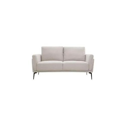 Design-Sofa mit Stoff im Samtdesign Beige 2-Sitzer MOSCO