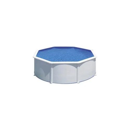 Gre Pool-Set , Weiß , Metall , 120 cm , Freizeit & Co, Pools & Wasserspass, Stahlwandpools