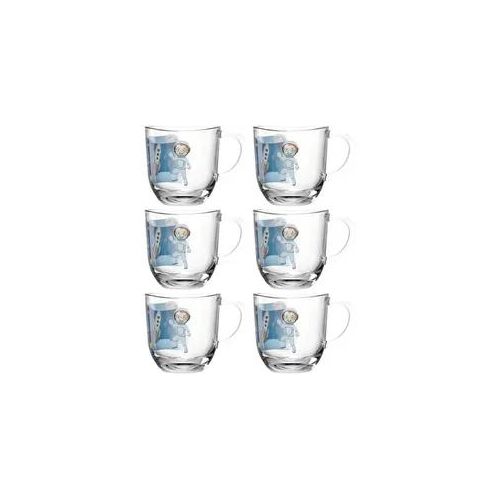 Leonardo Tassenset , Glas , 6-teilig , 280 ml , 11.5x8.8x8.4 cm , Geschirr, Tassen, Tassen Sets