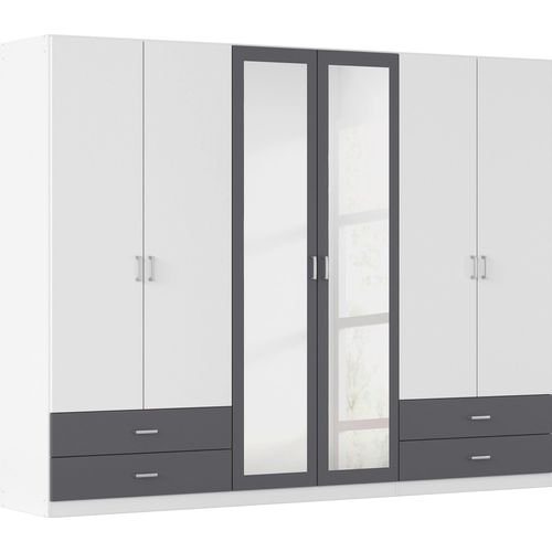 rauch Drehtürenschrank »Borbona«, Kleiderschrank Schrank Garderobe Wäscheschrank BORBONA in 2 Breiten