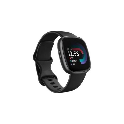 FITBIT Versa 4 Smartwatch Aluminium Elastomer, S/L, Black/Graphite