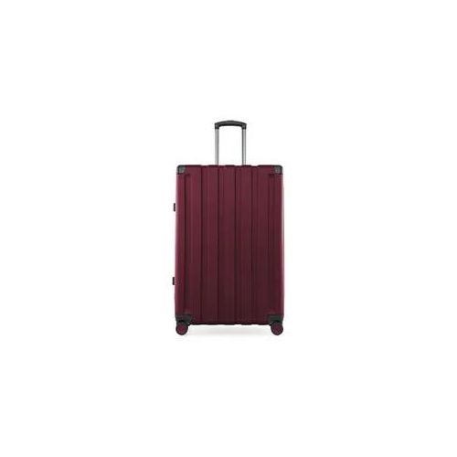 Hartschalen-Trolley HAUPTSTADTKOFFER "Q-Damm - Großer Koffer" Gr. B/H/T: 51cm x 78cm x 31cm 111 l, rot (burgund) Koffer Reisekoffer, Aufgabegepäck, Hartschalenkoffer, groß