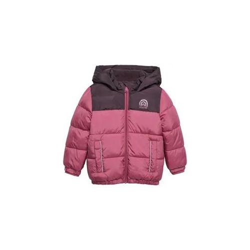 Outdoorjacke S.OLIVER JUNIOR Gr. 140, lila (lilac/pink) Mädchen Jacken mit Kapuze