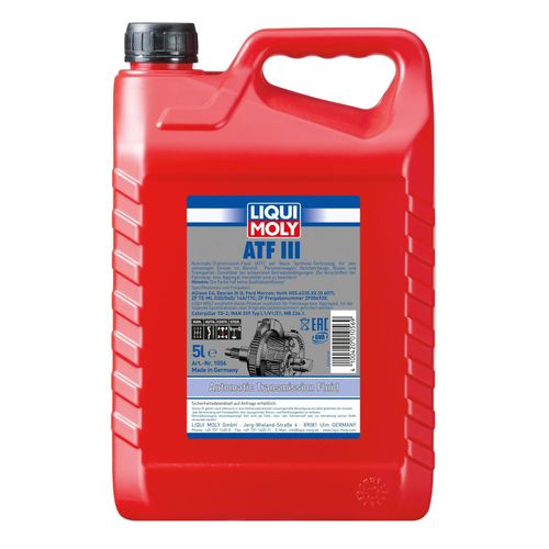 LIQUI MOLY ATF III 5l Getriebeöl,Servolenkungsöl 1056