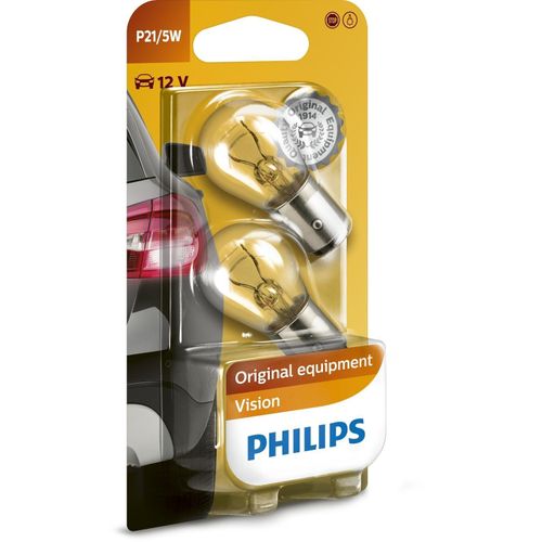 PHILIPS P21/5W (2 Stk.) Glühlampe, Brems-/Schlusslicht,Glühlampe, Rückfahrleuchte,Glühlampe, Nebel-/Schlusslicht,Glühlampe, Park-/Positionsleuchte,Glü