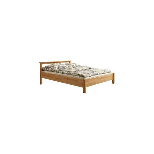Bett 'Merci', aus Buche, buchefarben