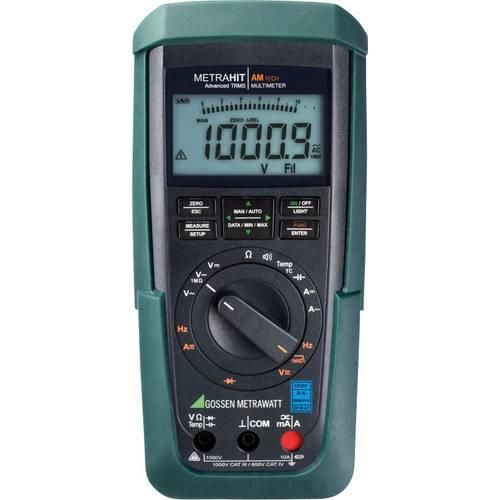 Gossen Metrawatt METRAHIT AM TECH Hand-Multimeter kalibriert (DAkkS-akkreditiertes Labor) digital CAT III 1000 V, CAT IV 600 V Anzeige (Counts): 12000