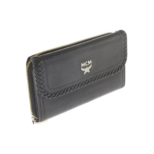 MCM Damen Portemonnaie, schwarz, Gr.