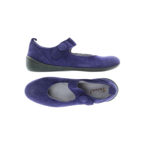 Think! Damen Ballerinas, blau, Gr. 37.5