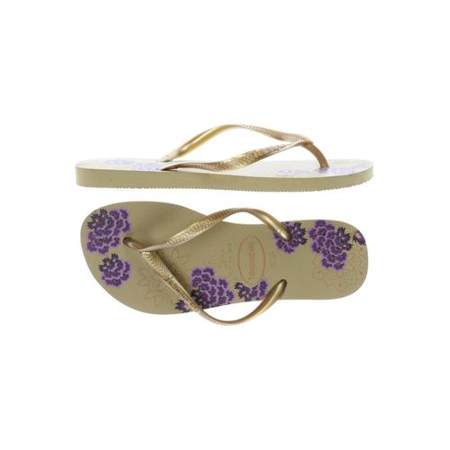 Havaianas Damen Sandale, gold, Gr. 37