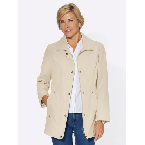 Funktionsjacke CLASSIC BASICS, Damen, Gr. 54, beige (sand), 85% Polyester, 15% Polyamid, unifarben, Langarm, Jacken