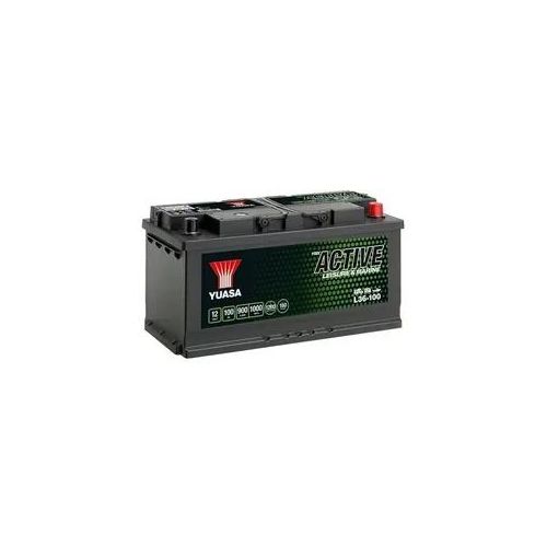 YUASA Starterbatterie Leisure Batteries 12V 100Ah 900A L36-100