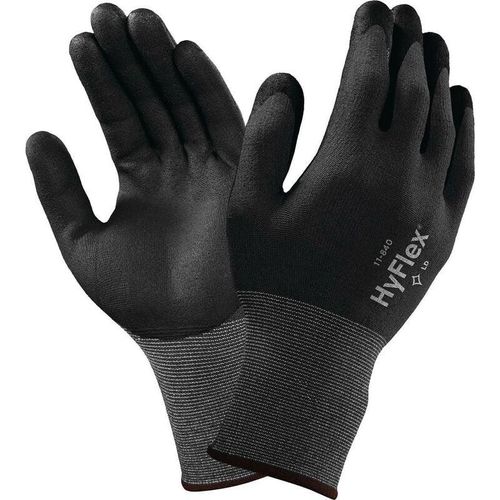 Handschuhe HyFlex 11-840 Gr.10 schwarz/grau Nylon-Spandex en 388 Kat.II