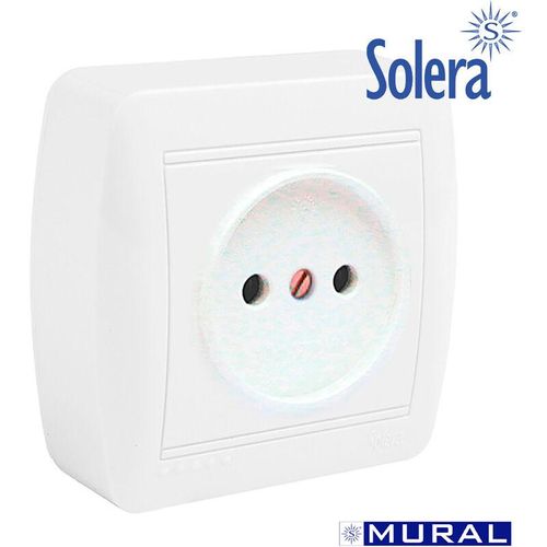 Solera - E3/42979 Base Fija 2P Con Obturador Para Reposicion 74X72X28Mm s. Mural