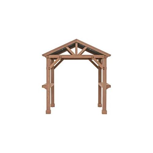 Xxxl Pavillon , Holz , Zeder , 245x267.5x174 cm , Sonnenschutz, Pavillons