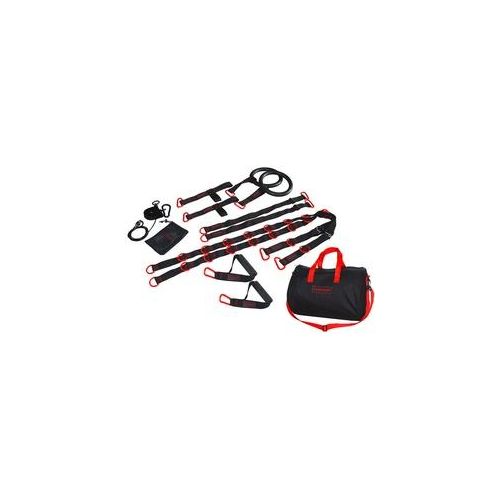 Xxxl Fitness-Set , Schwarz, Rot , Kunststoff, Metall , 11-teilig , 26x26.5x34.5 cm , Freizeit & Co, Sport & Fitness, Fitnessgeräte & Zubehör, Weitere Fitnessgeräte