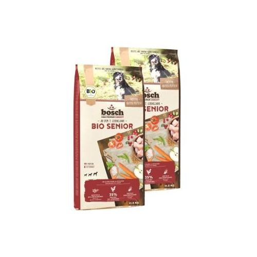 bosch BIO Senior Hühnchen + Preiselbeere 2x11,5 kg