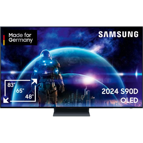 SAMSUNG OLED-Fernseher, Neural Quantum 4K AI Gen2 Prozessor, bis zu 144Hz, G (A-G), Fernseher, schwarz (graphitschwarz), 48