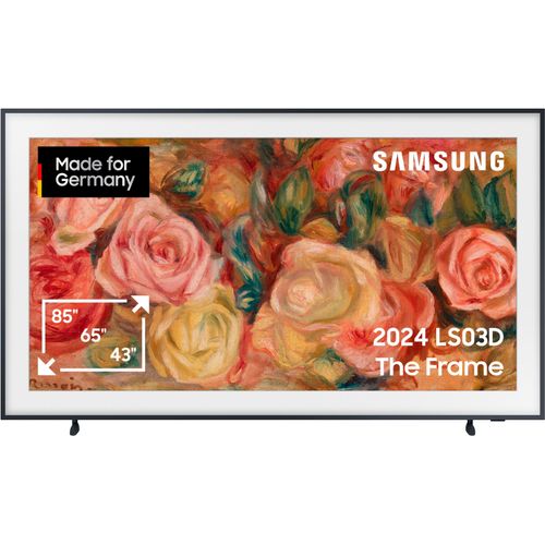 SAMSUNG QLED-Fernseher, G (A-G), schwarz, 43, Fernseher