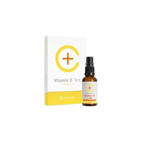 Vorsorgeset Vitamin D Test+Vitamin D Spray vegan