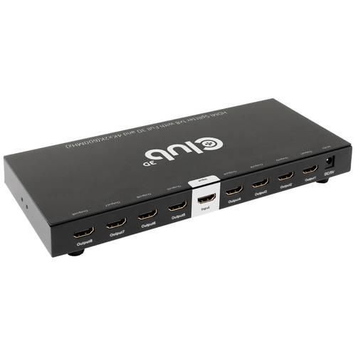 club3D HDMI Splitter 8 + 1 Port HDMI-Splitter 3840 x 2160 Pixel