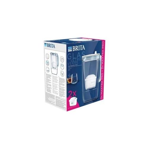 Brita Tischwasserfilter , Transparent , Glas , 26x31x17 cm , Geschirr, Wasseraufbereitung, Wasserfilter