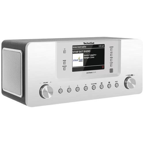 TechniSat Digitradio 574 IR Internet Tischradio DAB+, UKW AUX, Bluetooth®, Internetradio, USB Silber