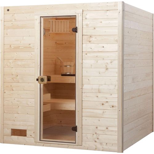 weka Sauna »Valida«, 9 kW-Ofen mit integrierter Steuerung