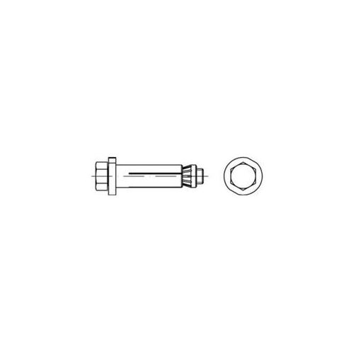 ART 82031 LINDAPTER-Hollo-Bolt St./8.8 HB 16-Größe 3 feuerverzinkt S