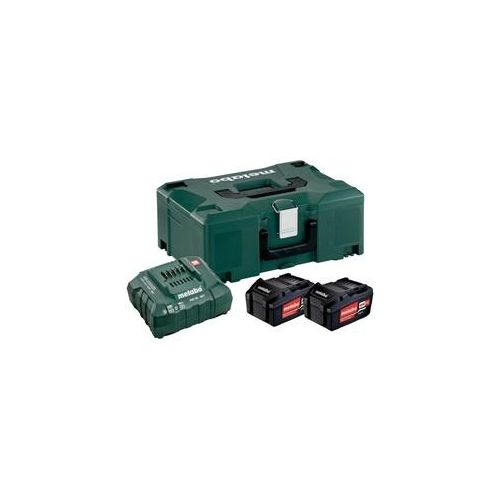 Metabo Basis-Set 2 x 4.0 Ah + metaBOX 145