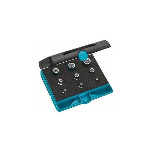 HAZET Werkzeug-Satz TORX 1557/9 Vierkant hohl 6,3 mm (1/4 Zoll), Vierkant hohl 10 mm (3/8 Zoll), Vierkant hohl 12,5 mm (1/2 Zoll) Außen TORX Profil Anzahl Werkzeuge: 9