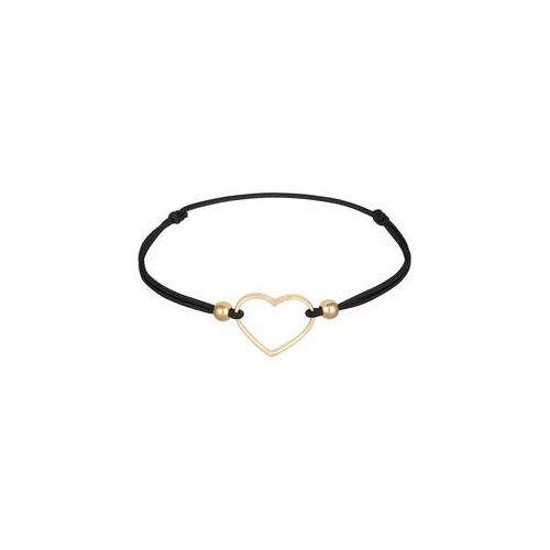 Elli - Herz Liebe Elastisches Gummiband 925 Silber Armbänder & Armreife Damen