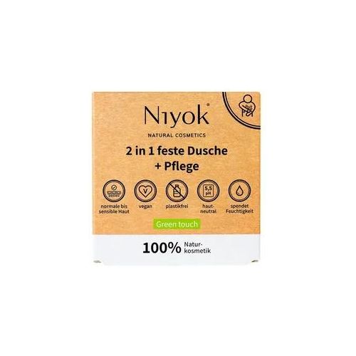 Niyok - 2in1 feste Dusche+Pflege - Green touch Duschgel 80 g