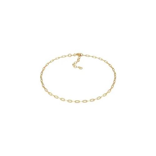 Elli - Elli Fußschmuck Basic Gliederkette 925 Silber Fußketten Damen