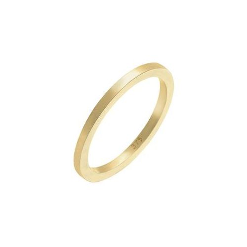 Elli PREMIUM - Basic Ehering 375 Gelbgold Ringe Damen