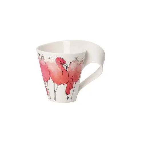 Villeroy & Boch - Becher mit Henkel (Geschenkkarton) NewWave Caffè Rosa Flamingo Geschirr