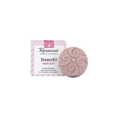 Rosenrot - Festes Duschgel ShowerBit® - Mandelblüte 60g