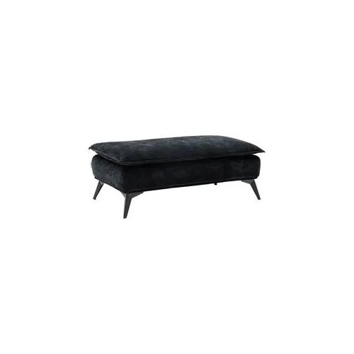 Hocker Ottawa Schwarz Strukturstoff