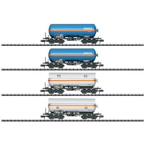 MiniTrix 15538 N 4er-Set Kesselwagen der EVA/WACKER, MHI