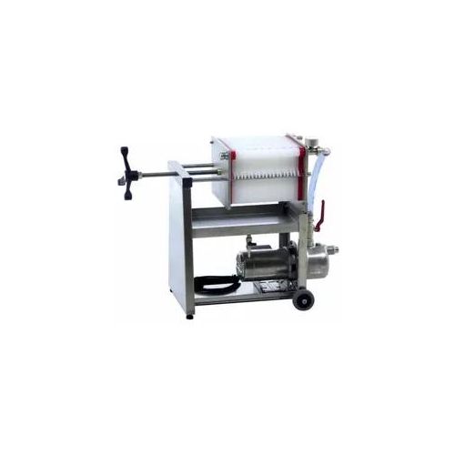 Top Line AF20 - Weinfilter mit 20 Kartons und Platten 20x20 - Schichtenfilter-Gehäuse/Pumpe aus Edelstahl