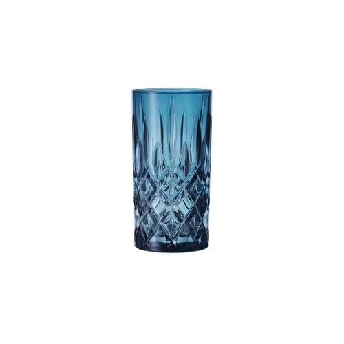 Nachtmann Longdrinkglas , Blau , Glas , 2-teilig , 395 ml , Made in Germany , Gläser, Trinkgläser