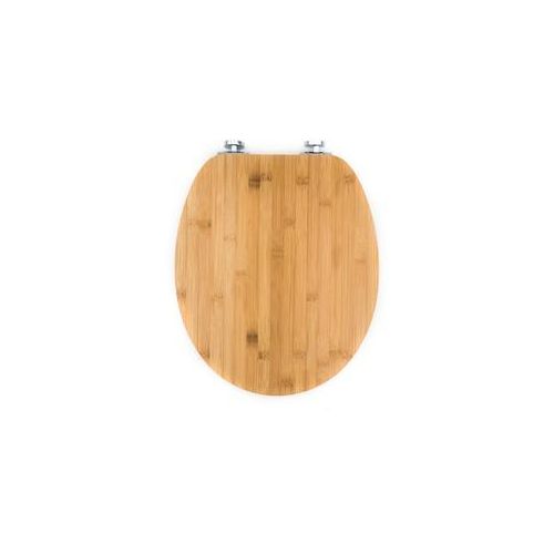 Sadena Wc-Sitz , Naturfarben , Holz , Bambus , 45x38x4.2 cm , Deckel mit Absenkautomatik, passend für alle handelsüblichen WCs , Badezimmer, Wc Ausstattung, Wc Sitze