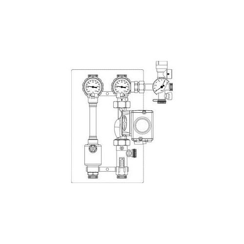 Regusol | Oventrop Station LH-130 mit Wilo Stratos Tec | 2-15 l/min