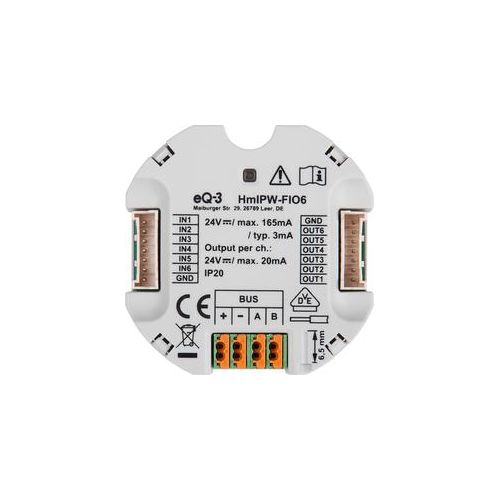 Homematic IP Wired I/O Modul 6-fach - Unterputz | eQ-3 | HmIPW-FIO6