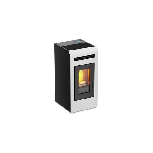 KALOR Pelletkamin | Mia 16C | kanalisierbar | 15,2 kW | Wi-Fi | Weiß