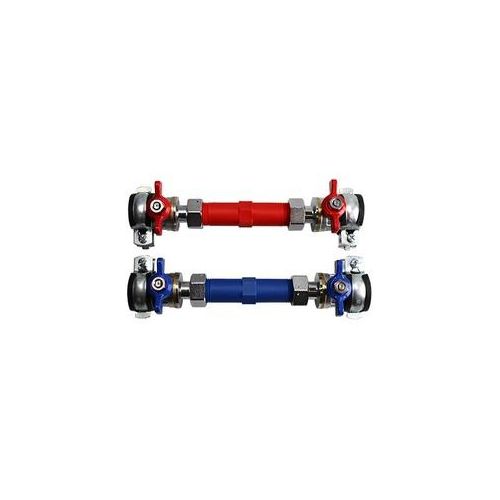 Maincor MFL Einbaustrecke Set 3/4'' für Wasserzähler | rot/blau