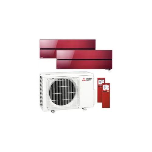 MITSUBISHI Klima-Set MSZ-LN | 2,5 kW + 3,5 kW | Ruby Red